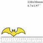Patch Batman | Superhero Écusson thermocollant à coudre/repasser Logo chauve-souris Superhéros Comics Fan | Badge Batmen pour un
