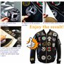 Patch Batman | Superhero Écusson thermocollant à coudre/repasser Logo chauve-souris Superhéros Comics Fan | Badge Batmen pour un