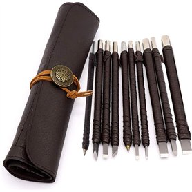 10Pcs Outil De Sculpture Sur Pierre Burins