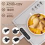 POSEDWRA Tapis Chauffant Panneau Isolant Chauffant Pliable Flexible en Silicone Table à Manger Domestique Plat Chaud Panneau Cha