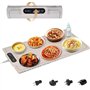 POSEDWRA Tapis Chauffant Panneau Isolant Chauffant Pliable Flexible en Silicone Table à Manger Domestique Plat Chaud Panneau Cha