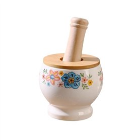 GLigeT Mortier Pilon Cuisine Broyeur à ail Domestique