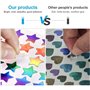 3420 Pcs Brillant Cercle Dot Autocollants Étincelle Couleur Codage Étiquettes 16 Couleurs Petit Rond Dot Autocollants Laser Colo
