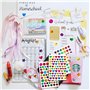3420 Pcs Brillant Cercle Dot Autocollants Étincelle Couleur Codage Étiquettes 16 Couleurs Petit Rond Dot Autocollants Laser Colo