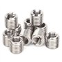 Eujgoov 10 Pièces Inserts de Filetage M10 Filetage Femelle M16 Filetage Mâle Inserts de Filetage en Acier Inoxydable Kit Outil d