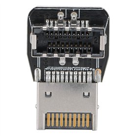 Adaptateur Avant Type-E Carte Mère PC USB3.1 10G Convertisseur de Coude de Direction à 90 Degrés PH74A.