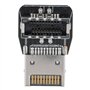 Adaptateur Avant Type-E Carte Mère PC USB3.1 10G Convertisseur de Coude de Direction à 90 Degrés PH74A.
