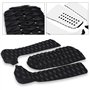 Dilwe Pad de Planche de Surf, 3 pièces antidérapant Traction Pad Tailpad Deck Grip pour Les Planches de Surf Surf ou Skimboard(N