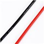 Fil de Silicone de Calibre 18 5 pi Rouge et 5 pi Noir Fil de cuivre toronné Flexible 18 AWG pour