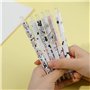 Ensemble De Stylo De Vache Mignon 6pcs Rétractable Dessin Animé Cow Neutral Stylo Noir Gel Encre Point Écriture