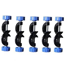 Support de serrage réglable noix laboratoire support Fixture fer Cadre Accessoires 20MM 5PCS