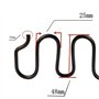 AMZH Durable Ressort serpentin - Forte capacité portante - Matériaux en Acier au Carbone de Haute précision - Bonne flexibilité 