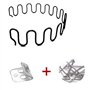AMZH Durable Ressort serpentin - Forte capacité portante - Matériaux en Acier au Carbone de Haute précision - Bonne flexibilité 