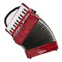 Accordéon, Piano Accordéon 8 basse 22 instrument clé avec accordéon Sangle accordéon accordéon bouton pour adulte Accordéons pro