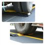 GVRSQZID Ralentisseur de Vitesse, Protection de câble en Caoutchouc à 1 Canal for allées en Asphalte, béton et Gravier
