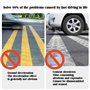 GVRSQZID Ralentisseur de Vitesse Portable, adapté aux ralentisseurs de Vitesse dans Les parkings, écoles, collectivités, rampes 