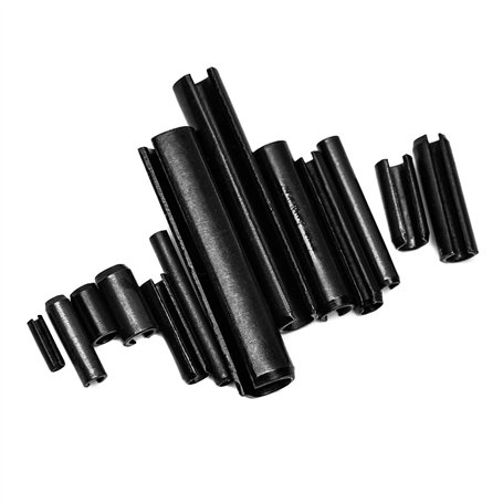 SEIDER 435 pièces Ensemble de goupilles cylindriques élastiques goupilles Fendues cylindriques en Acier au Carbone Creux goupill