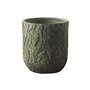 Huangj-0527 Pot de Fleur Pot de Fleur Rond Vert de Grand Calibre