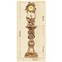 Horloge de Grand-père Vintage en Forme de Statue d'éléphant avec Carillon numé