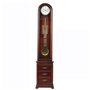 Horloge de parquet Horloges sur Pied avec 2 tiroirs Horloge de Grand-père rétro Horloge de Sol Petite Horloge sur Pied de Salon