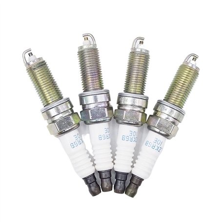 Bougies d'allumage 4PCS 18855-10060 LZKR6B10E Bougie d'allumage normale Compatible avec Hyundai I20 I30 I35 IX20 Compatible avec