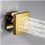 Rain Rain Rain Bower Down Set Set Plafond Plafond monté Fauce de douche de salle de bain Ensemble avec pomme de douche, douche à