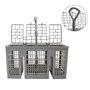 Panier à couverts universel compatible avec Bosch Compatible avec les lave-vaisselle Siemens Bauknecht Panier à vaisselle Organi
