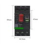 INOKAI Disjoncteur,Interrupteur Différentiel Disjoncteur de Protection de Moteur magnétique Thermique 3P AC 13 à 18 A Commandes 