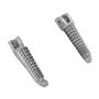 Cale Pied Moto pour Kawvasaki pour Ninja 400 2018-2024 pour Z400 2019-2024 Repose-Pieds Avant Conducteur Moto Repose Pieds