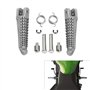 Cale Pied Moto pour Kawvasaki pour Ninja 400 2018-2024 pour Z400 2019-2024 Repose-Pieds Avant Conducteur Moto Repose Pieds