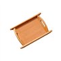 Plateau de service Plateau en bambou et en bois avec oreilles