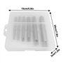 Gonnely Extracteur de taraud - Extracteur de tarauds à tête cassée en Acier(6-Piece Set)