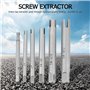 Gonnely Extracteur de taraud - Extracteur de tarauds à tête cassée en Acier(6-Piece Set)