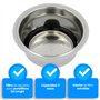 Anakel Home Filtre à café Easy Clean 7313288199 Compatible avec Machine à café DeLonghi EC680, EC685, EC860 et ECP | Acier Inoxy