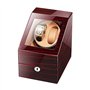 SXSWCH Enrouleur de Montre Automatique pour 2 Montres + 3 boîtier de Rangement de Stockage de Rangement Peinture de Piano extéri