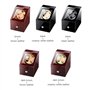 SXSWCH Enrouleur de Montre Automatique pour 2 Montres + 3 boîtier de Rangement de Stockage de Rangement Peinture de Piano extéri