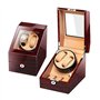 SXSWCH Enrouleur de Montre Automatique pour 2 Montres + 3 boîtier de Rangement de Stockage de Rangement Peinture de Piano extéri