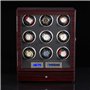 SXSWCH Boîte Automatique de la Montre de Montre pour 9 Montres avec contrôle de l'écran Tactile et lumière LED, télécommande, bo