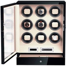 SXSWCH Boîte Automatique de la Montre de Montre pour 9 Montres avec contrôle de l'écran Tactile et lumière LED