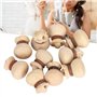 Pssopp 10 pièces Accessoires de Sculpture sur buis Ornements de Sculpture en Bois Bricolage Fournitures Faites à la Main Accesso