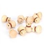 Pssopp 10 pièces Accessoires de Sculpture sur buis Ornements de Sculpture en Bois Bricolage Fournitures Faites à la Main Accesso