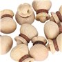 Pssopp 10 pièces Accessoires de Sculpture sur buis Ornements de Sculpture en Bois Bricolage Fournitures Faites à la Main Accesso