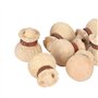Pssopp 10 pièces Accessoires de Sculpture sur buis Ornements de Sculpture en Bois Bricolage Fournitures Faites à la Main Accesso