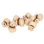 Pssopp 10 pièces Accessoires de Sculpture sur buis Ornements de Sculpture en Bois Bricolage Fournitures Faites à la Main Accesso