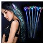 Élastique à cheveux lumineux clignotant for fille, chouchous lumineux à LED for fille, accessoires for cheveux brillants(B-pink,