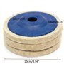 Disques de polissage en laine Roue de polissage for meuleuse d'angle 100, outils électriques, pièces de rechange, 100mm, 4 pouce