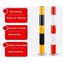 Bornes de stationnement anti-collision - Poteaux de sécurité en acier for allées, for usage domestique et professionnel, guides 