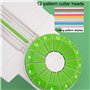 STHOYN Machine De Massicot Scrapbooking Lite Machine De Coupe Papier Portable Sécurité Réglable École Artisanat Accessoires Guil