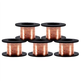 5 Rouleaux 15M Fil Émaillé