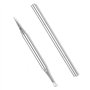 Extracteur de milien en acier inoxydable - Extracteur de points noirs et de boutons - Nettoyeur de pores ultra fin et extracteur